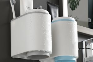 Kệ Cắm Bàn Chải ECOCO E1905 | Dán Tường, Có Thoát Nước