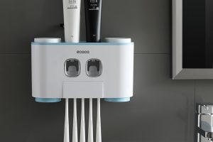 Bộ Nhả Kem Đánh Răng 4 Cốc ECOCO E1802