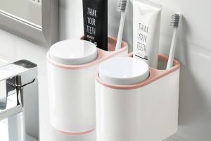 Kệ Cắm Bàn Chải ECOCO E1905 | Dán Tường, Có Thoát Nước