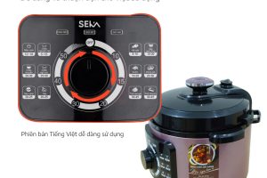 Nồi áp suất điện đa năng SEKA SK5858 dung tích 6L công suất 1000W