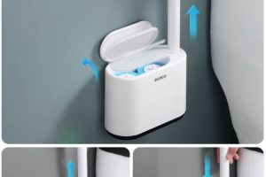 Bộ cọ vệ sinh ECOCO tặng kèm 16 đầu bàn chải khử trùng nhà tắm Ecoco 2103-2132