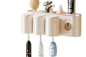 Bộ Nhả Kem Đánh Răng Tự Động GonQin 2-3-4 Cốc