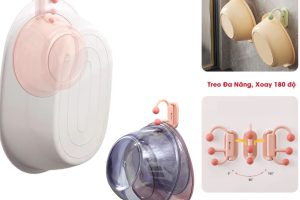 Móc Treo Chậu Nhà Tắm GonQin GQ211201 | Kệ Để Đồ Dán Tường Đa Năng, Không Cần Khoan, Chịu Lực Tốt