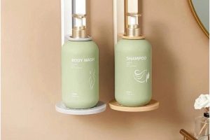 Bộ Đôi Giá Để Chai Lọ Dầu Gội, Sữa Tắm, Nước Rửa Tay ECOCO E24131