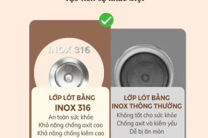 Bình ủ cháo JIDOSA JD3870 inox 316 dung tích 850ml