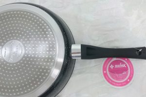 Chảo Aulux chống dính vân đá dùng bếp từ