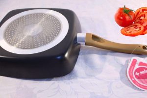 Chảo vuông Aulux DVI-24 dùng cho bếp từ