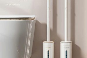 Cọ toilet GONQIN dùng một lần xoay 360 độ gắn tường