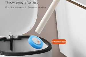 Cọ toilet dùng một lần không chạm tay GONQIN