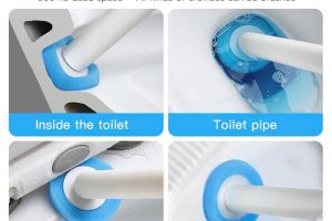 Cọ toilet dùng một lần không chạm tay GONQIN