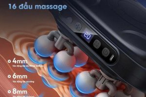 Máy massage cầm tay JIDOSA JD-916 chính hãng 16 đầu massage giảm đau cơ sâu