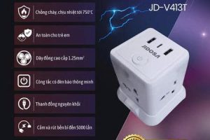 Ổ cắm điện đa năng Cubez JIDOSA 3000W USB Type C sạc nhanh PD 20W