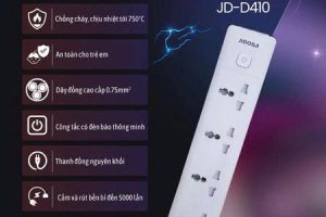 Ổ cắm điện đa năng Cubez JIDOSA 3000W USB Type C sạc nhanh PD 20W