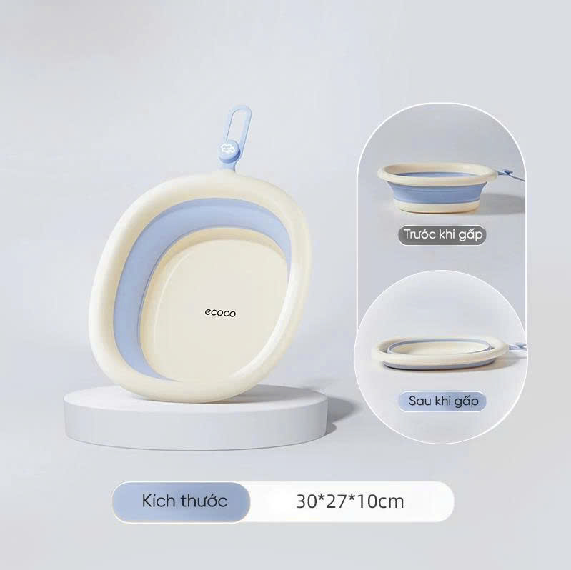 chau-rua-gap-gon-ecoco-e24098-2 chậu rửa gấp gọn silicon ecoco e24098 có cảm biến nhiệt
