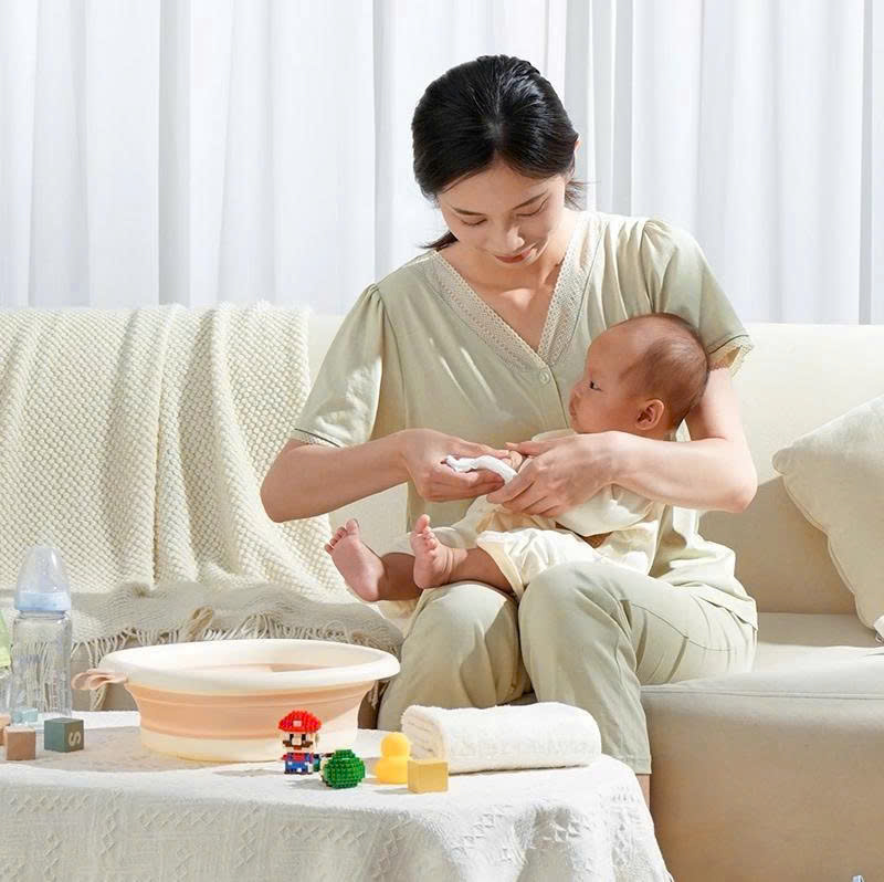 chau-rua-gap-gon-ecoco-e24098-5 chậu rửa gấp gọn silicon ecoco e24098 có cảm biến nhiệt