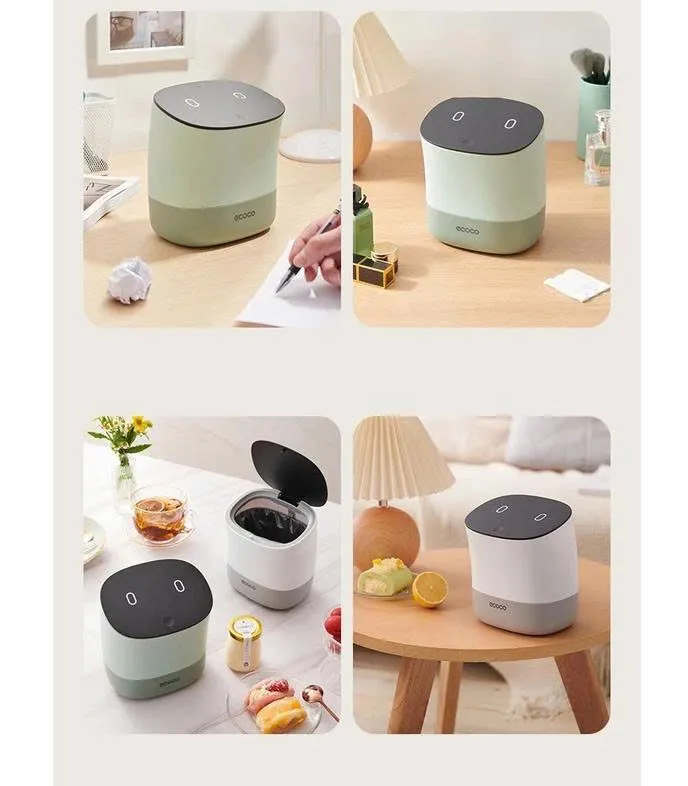 Thùng rác mini ECOCO E2241 nắp đậy kín khóa mùi Thùng rác mini ECOCO E2241 nắp đậy kín khóa mùi