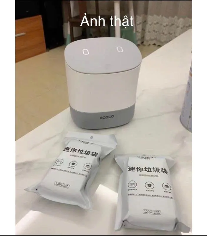 Thùng rác mini để bàn ECOCO E2241 dung tích 1.5L nắp kín Thùng rác mini để bàn ECOCO E2241 dung tích 1.5L nắp kín